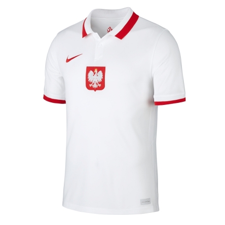 Koszula Nike Polska Breathe Home rozmiar XS biała