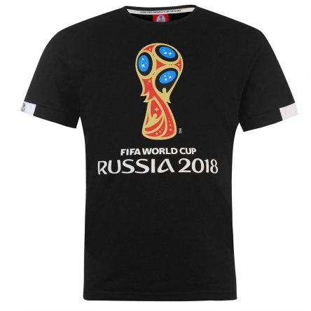 T-SHIRT MŚ 2018 CZARNY
