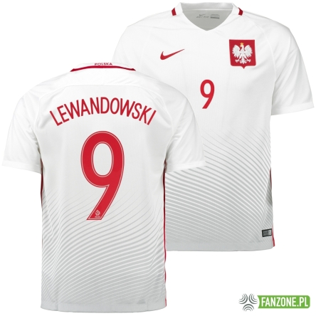 Polska - koszulka reprezentacji LEWANDOWSKI 9 (NIKE)