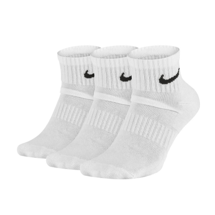 Skarpety niskie Nike Everyday Cushion Ankle 3Pak rozmiar M (38-42) białe