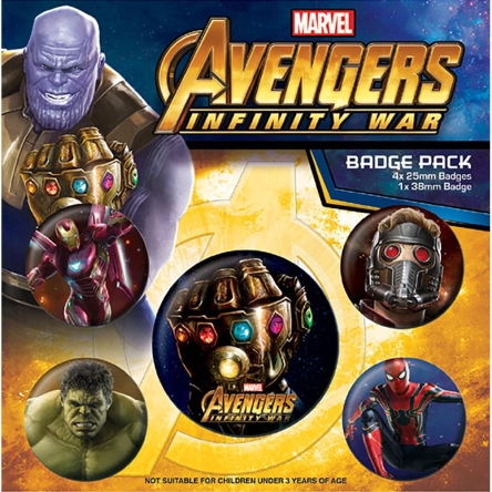 Avengers - zestaw przypinek