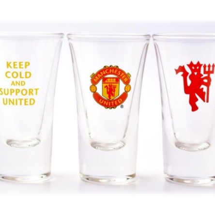 Manchester United - kieliszki