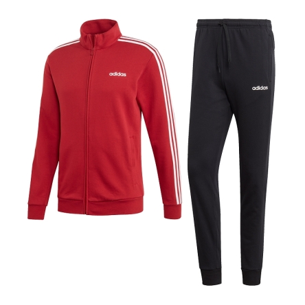 Dres treningowy adidas Tracksuit Co Relax rozmiar L czerwony / czarny