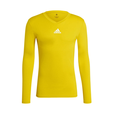 Bluzka adidas Team Base dł. rękaw rozmiar L żółta