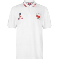 POLSKA - KOSZULKA POLO MŚ 2018 BIAŁA