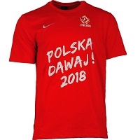 Koszulka Nike POLSKA DAWAJ czerwona rozmiar S