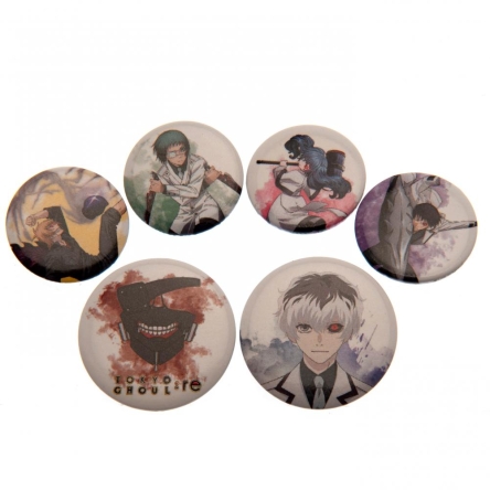 Tokyo Ghoul - zestaw przypinek