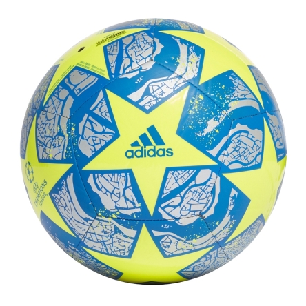 Piłka adidas Finale Istanbul Club rozmiar 4 żółta / niebieska