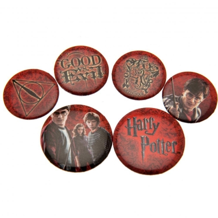 Harry Potter - zestaw przypinek 