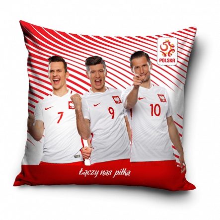 Polska - poduszka Milik, Lewandowski, Krychowiak