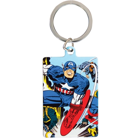 Marvel Comics - breloczek metalowy Kapitan Ameryka
