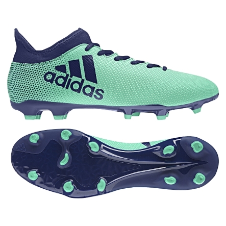 Buty piłkarskie adidas X 17.3 FG M rozmiar 44 turkusowe
