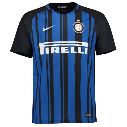 INTER MEDIOLAN - KOSZULKA 2017/18, DOM (NIKE)