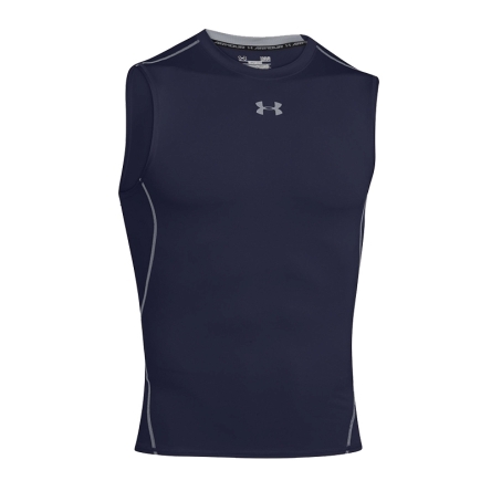 Bezrękawnik Under Armour Heatgear Compression SL Shir rozmiar XL granatowy