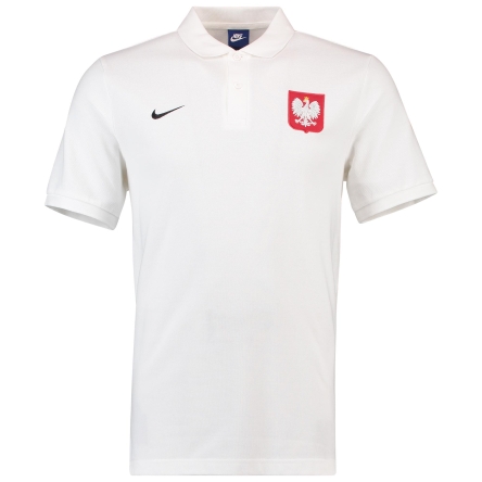 POLSKA - biała koszulka polo Nike rozmiar S