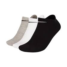 Skarpety niskie Nike Everyday Max Lightweight 3-Pak rozmiar 34-38 czarne/szare/białe