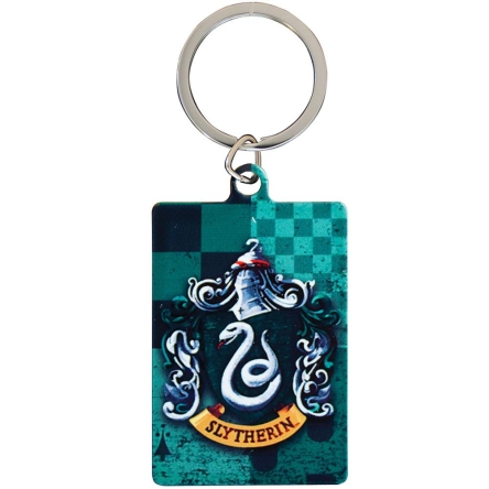 Harry Potter - breloczek metalowy Slytherin