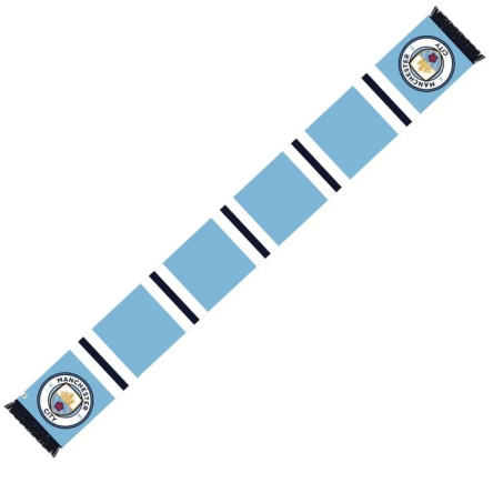Manchester City - szalik pasiak 