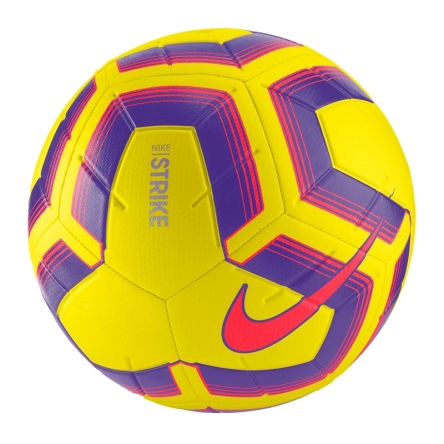 Piłka nożna Nike Strike Team IMS rozmiar 5 żółta/niebieska