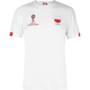 T-SHIRT POLSKA FIFA WORLD CUP 2018 (BIAŁY)