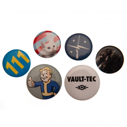Fallout - zestaw przypinek Vault Boy