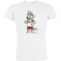 T-shirt MŚ 2018 Zabivaka biały