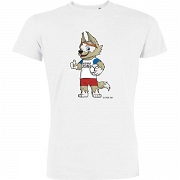 T-shirt MŚ 2018 Zabivaka biały