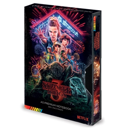Stranger Things - notatnik VHS