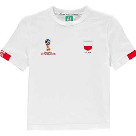 T-SHIRT POLSKA JUNIOR FIFA WORLD CUP 2018