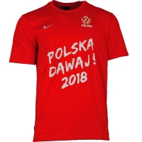 Koszulka Nike POLSKA DAWAJ czerwona rozmiar M