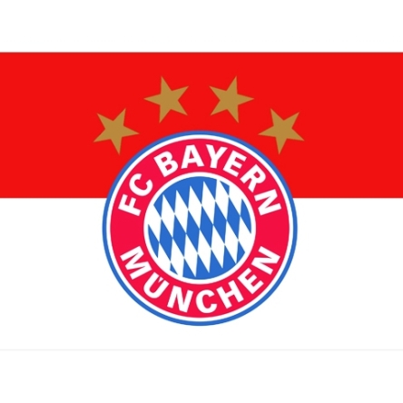 Flaga Adidas Bayern Monachium rozmiar 90 x 60 cm