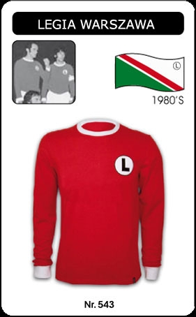 LEGIA WARSZAWA - KOSZULKA 1980 (COPA)