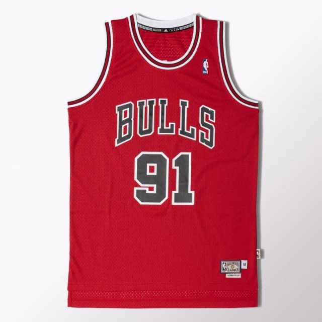 Chicago Bulls - koszulka koszykarska Dennis Rodman Jer, Swingman