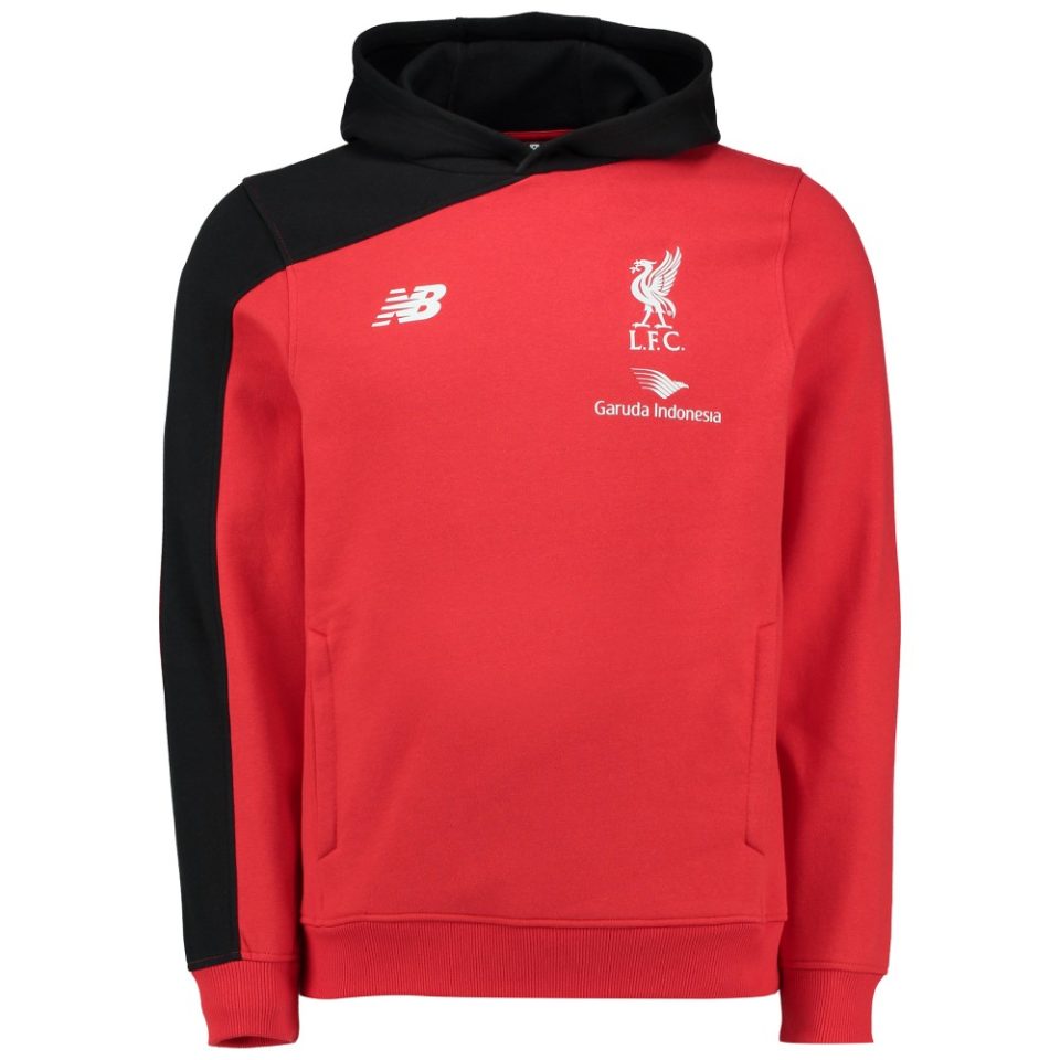 LIVERPOOL - BLUZA Z KAPTUREM 2015/16 (NEW BALANCE) 18647