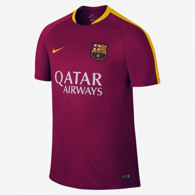 BARCELONA - KOSZULKA TRENINGOWA JUNIOR 2015/16 (NIKE) 18889
