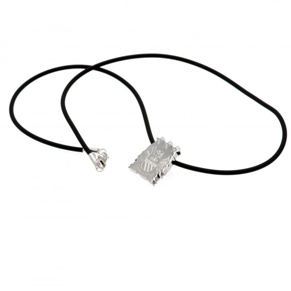Manchester City Stainless Steel Pendant & Cord