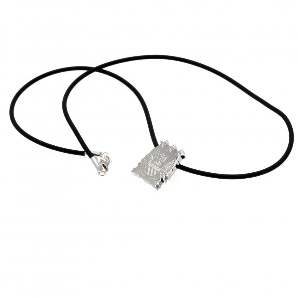 Manchester City Stainless Steel Pendant & Cord