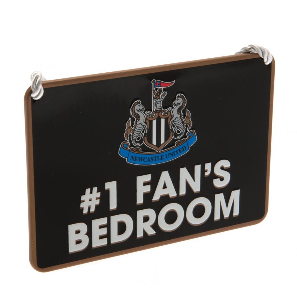 Newcastle United - znak metalowy