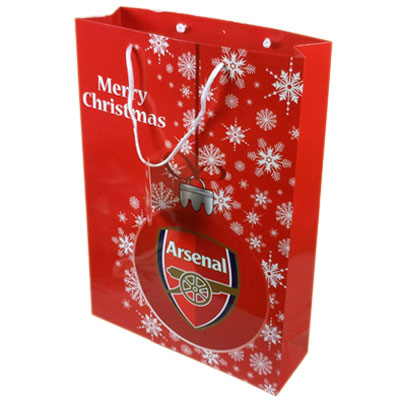 Arsenal Londyn - świąteczna torebka prezentowa