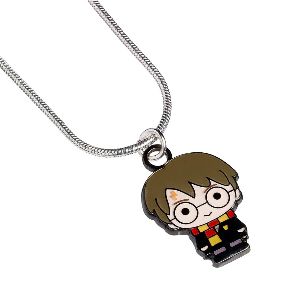 Harry Potter posrebrzany naszyjnik Chibi Harry