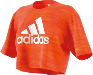 Adidas - Koszulka Boxy Crop Tee Aeroknit S