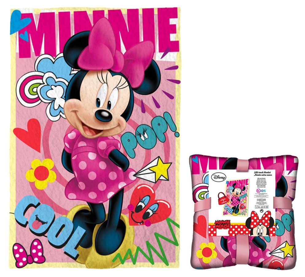 Myszka Minnie - koc polarowy