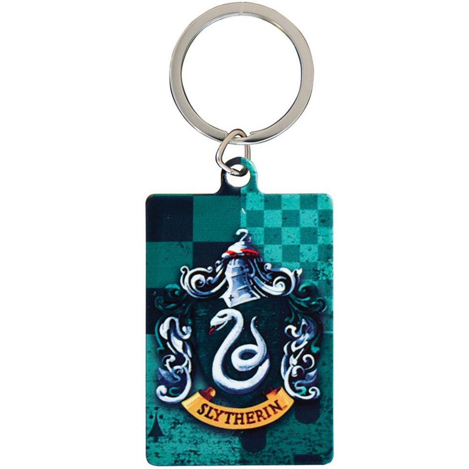 Harry Potter - breloczek metalowy Slytherin