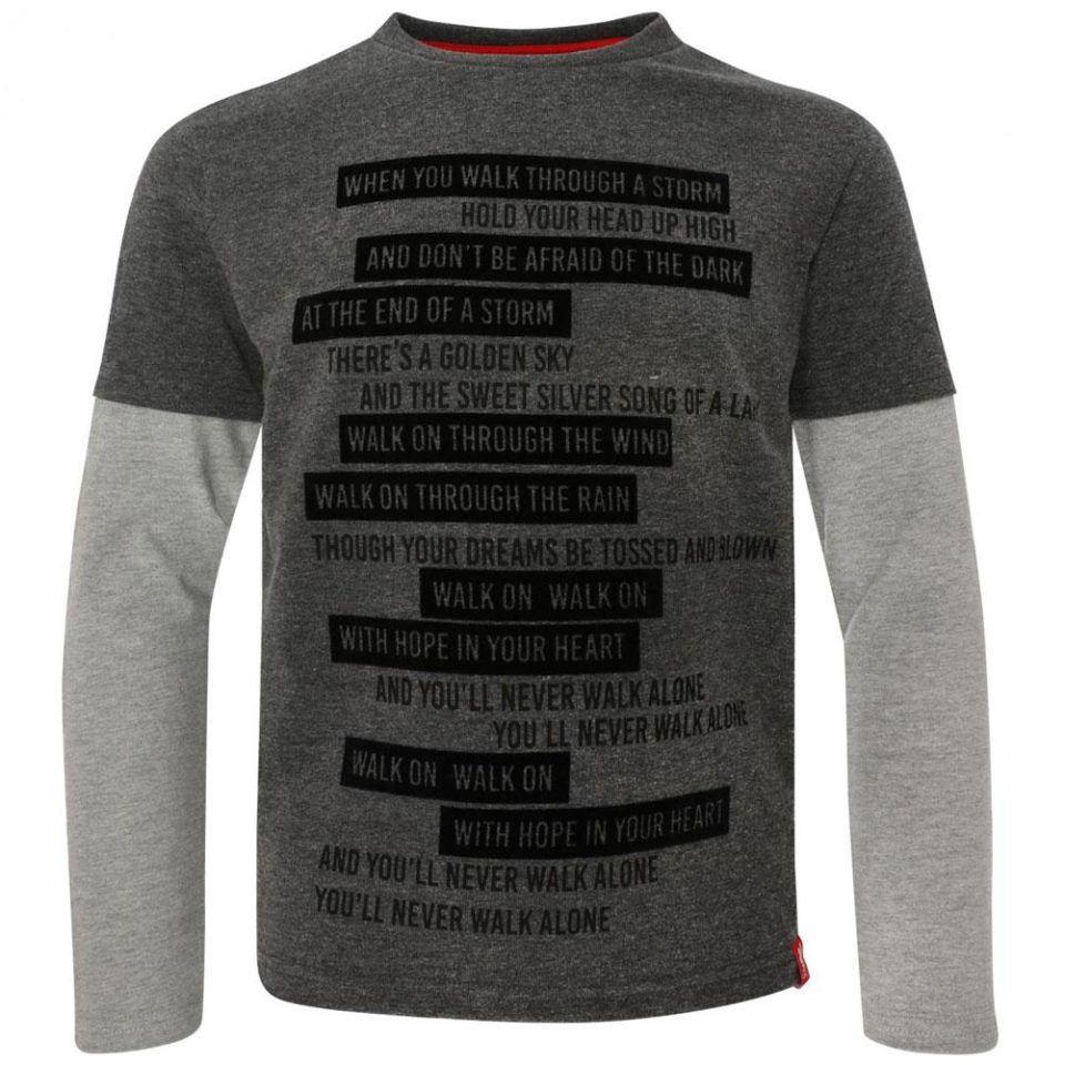 Liverpool FC Layered YNWA t-shirt junior 40-41