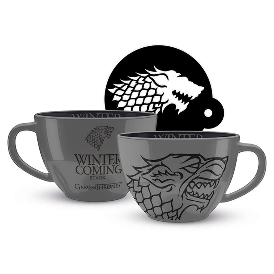 Gra o tron kubek cappucino Stark