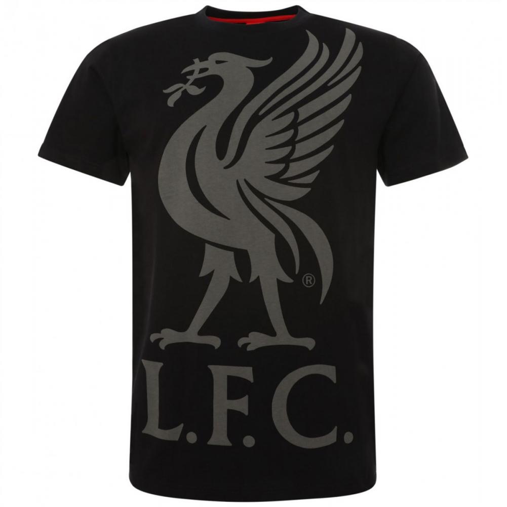 Liverpool FC czarna koszulka Liverbird XXL