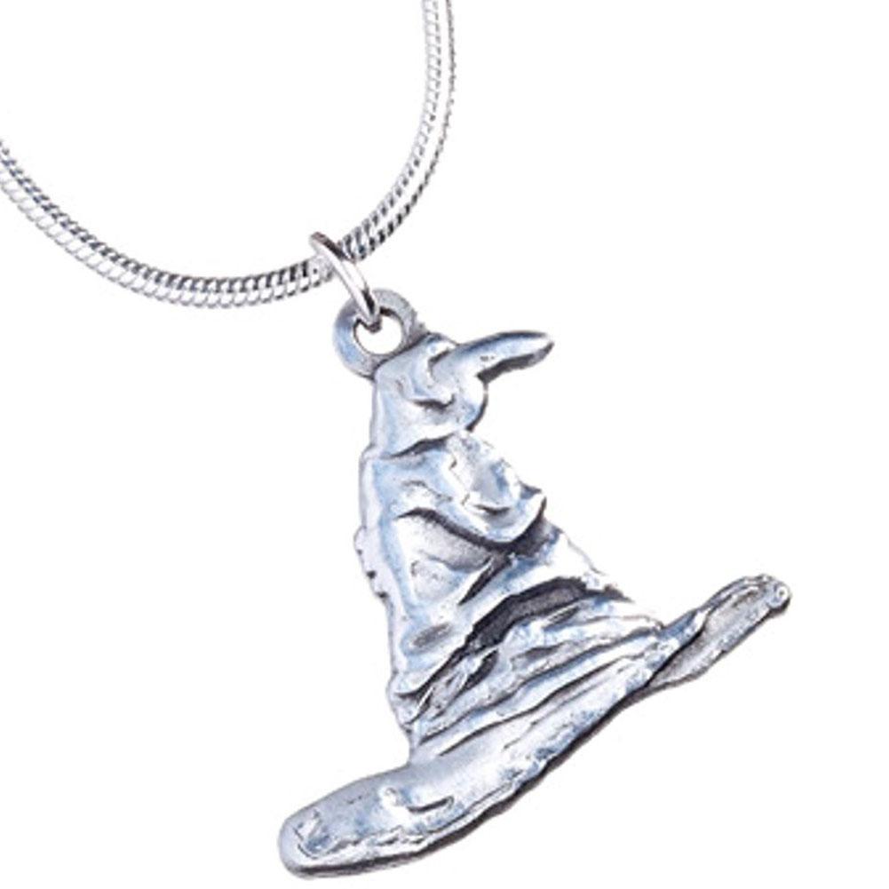 Harry Potter posrebrzany naszyjnik Sorting Hat