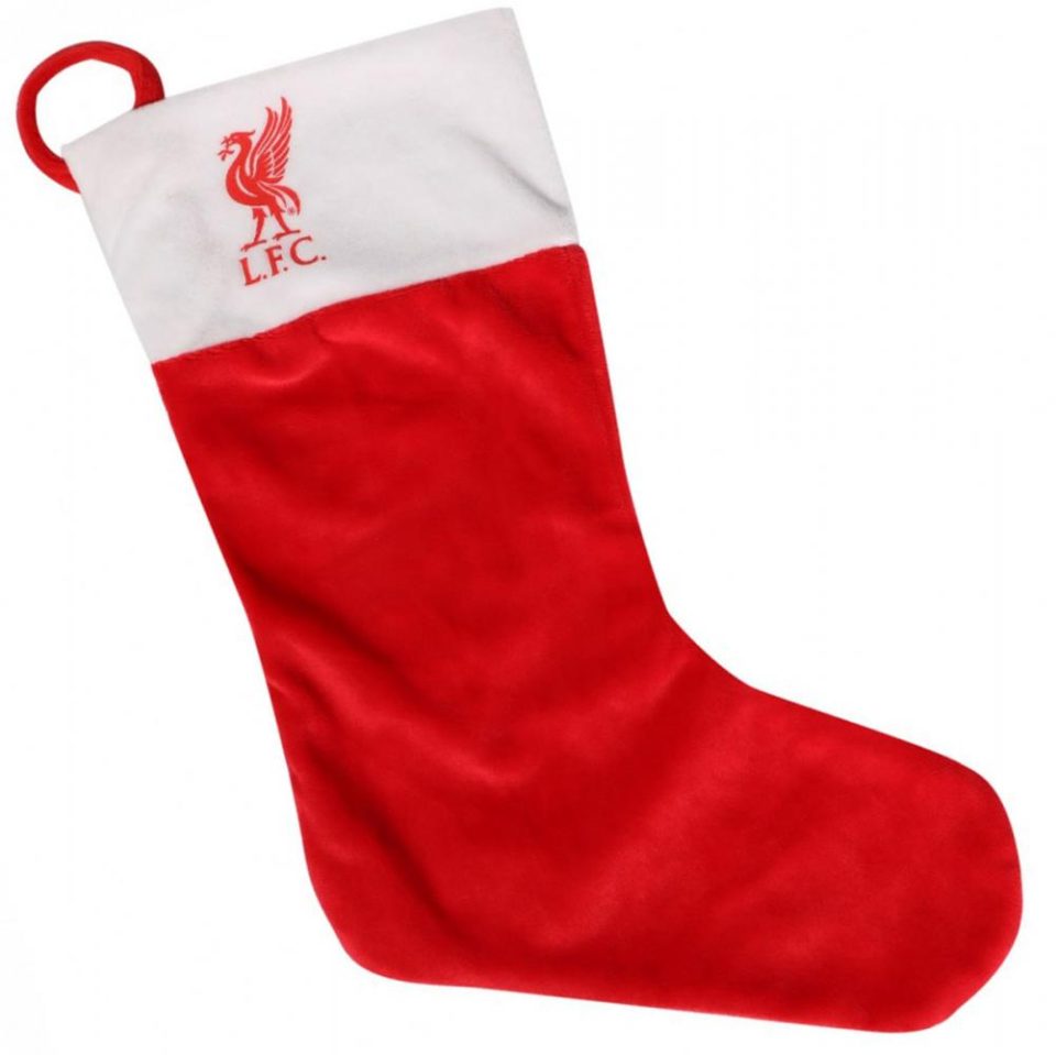 Liverpool FC świąteczna skarpeta
