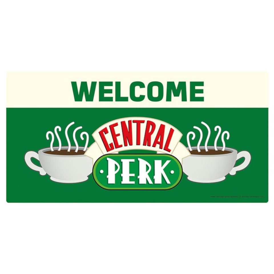 Przyjaciele Metal Wall Sign Central Perk