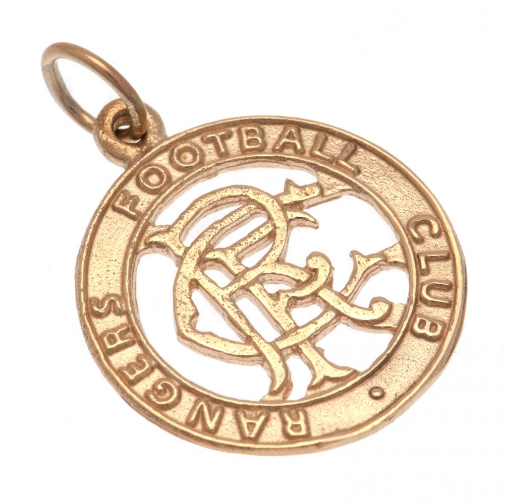 Glasgow Rangers złota zawieszka Round Crest